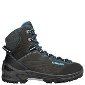 Dětské kotníkové boty LOWA CADIN GTX MID JR anthracite/turqoise EU 40