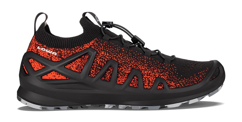  Boty LOWA FUSION 2.0 LO black/red UK 8