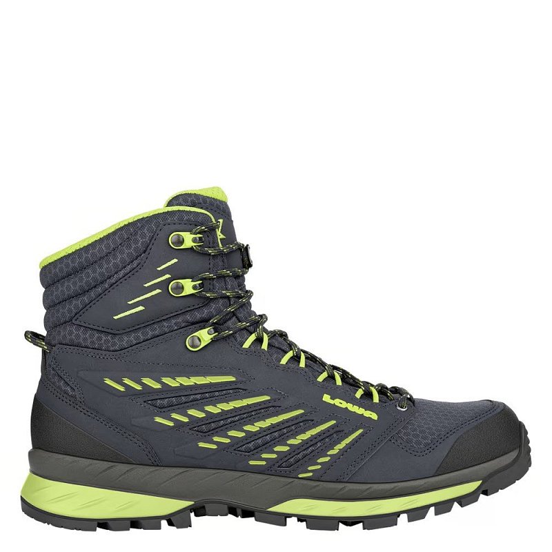 Approach boty LOWA TREK EVO GTX MID navy/lime UK 10