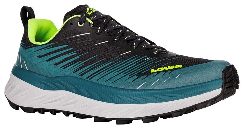 Běžecké boty LOWA FORTUX petrol/lime UK 9,5