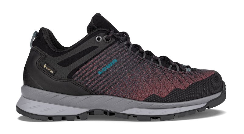 Dámské approach boty LOWA CAREZZA GTX LO Ls black/brown rose UK 5