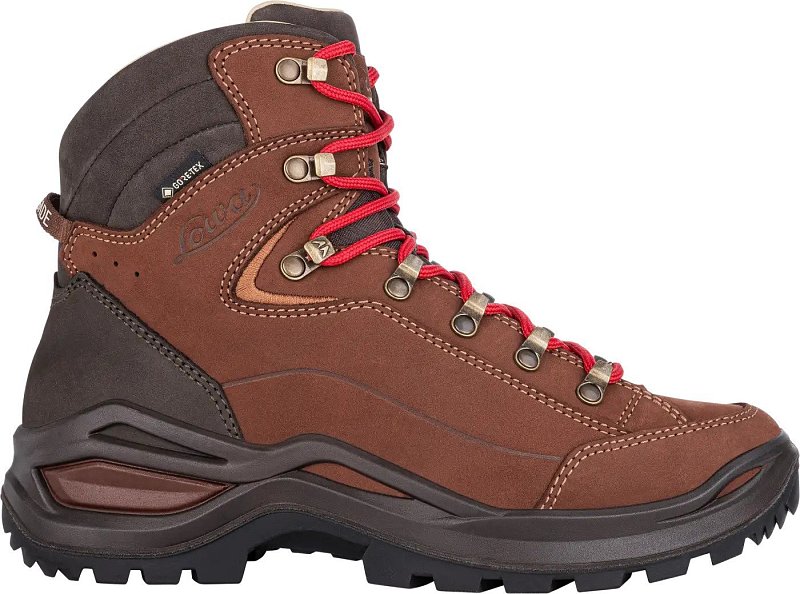 Dámské boty LOWA RENEGADE 100 GTX MID Ls mahagony/red UK 4,5