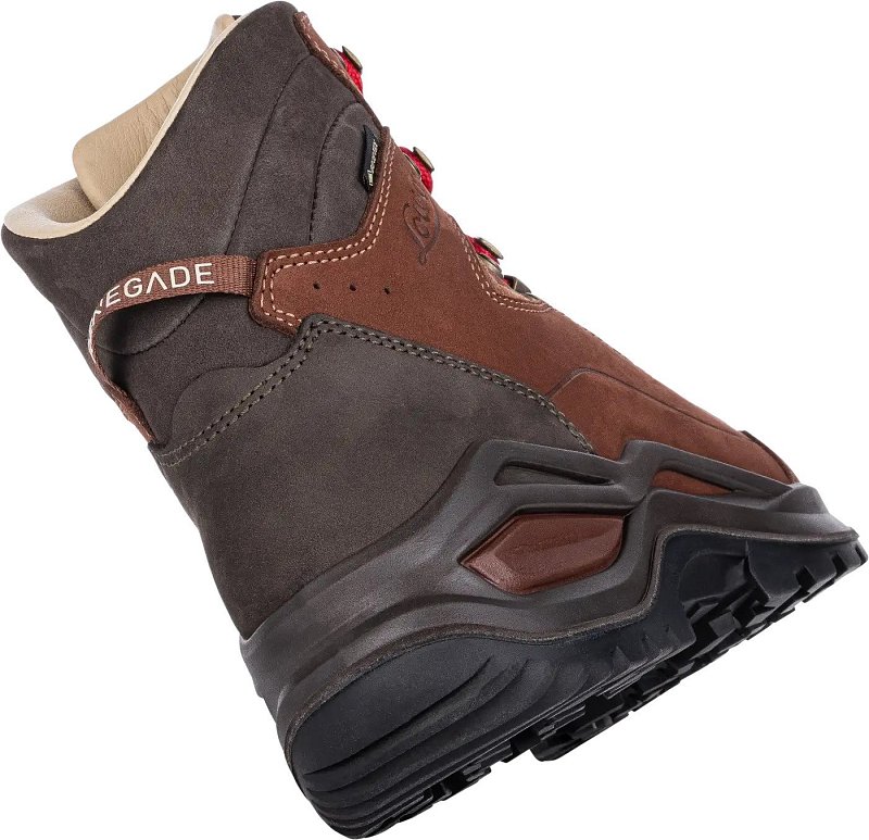 Dámské boty LOWA RENEGADE 100 GTX MID Ls mahagony/red UK 4,5
