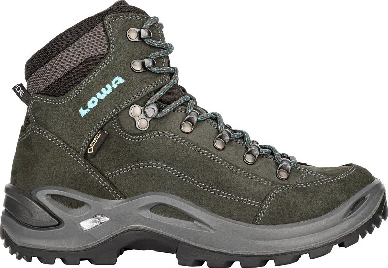 Dámské kotníčkové boty LOWA RENEGADE GTX MID Ws asphalt/turqoise UK 5