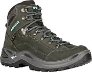 Dámské kotníčkové boty LOWA RENEGADE GTX MID Ws asphalt/turqoise UK 5