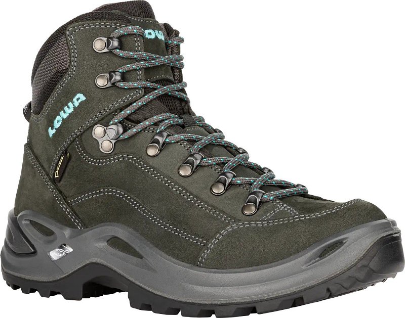 Dámské kotníčkové boty LOWA RENEGADE GTX MID Ws asphalt/turqoise UK 5