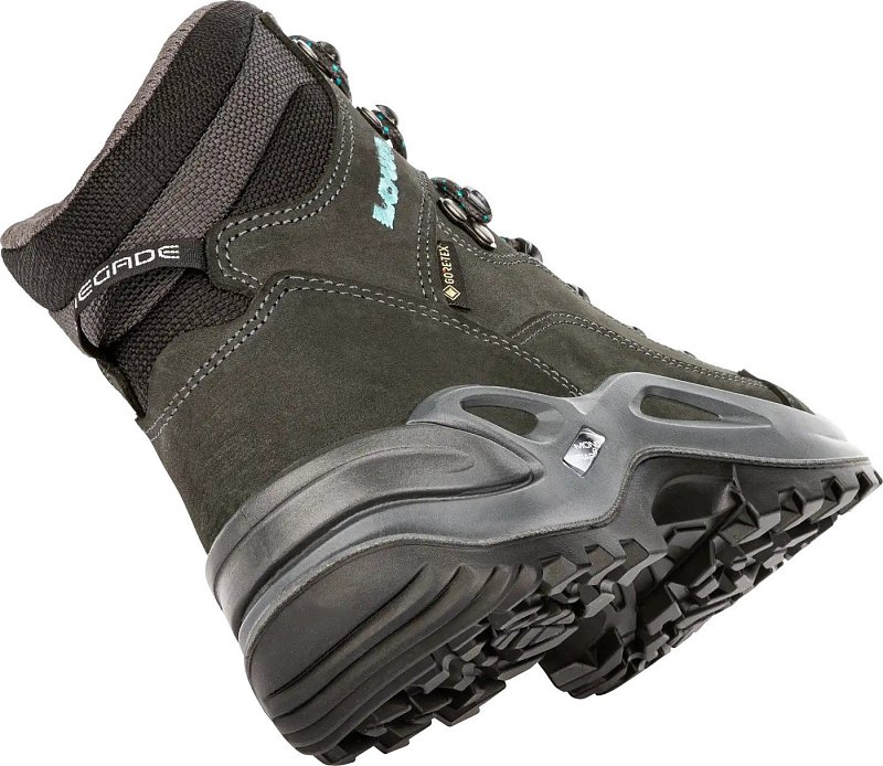 Dámské kotníčkové boty LOWA RENEGADE GTX MID Ws asphalt/turqoise UK 5