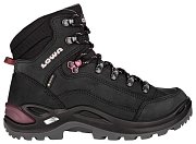 Dámské turistické boty LOWA RENEGADE GTX MID Ws black/prune UK 3,5