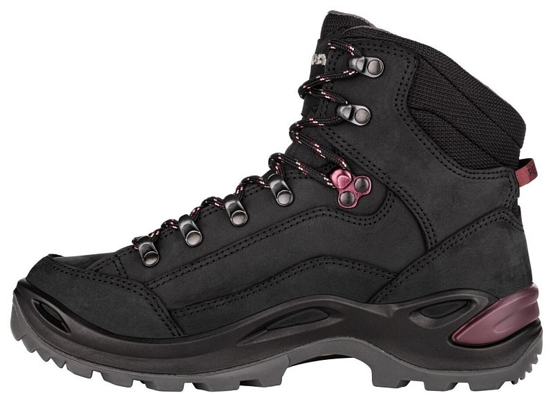Dámské turistické boty LOWA RENEGADE GTX MID Ws black/prune UK 3,5