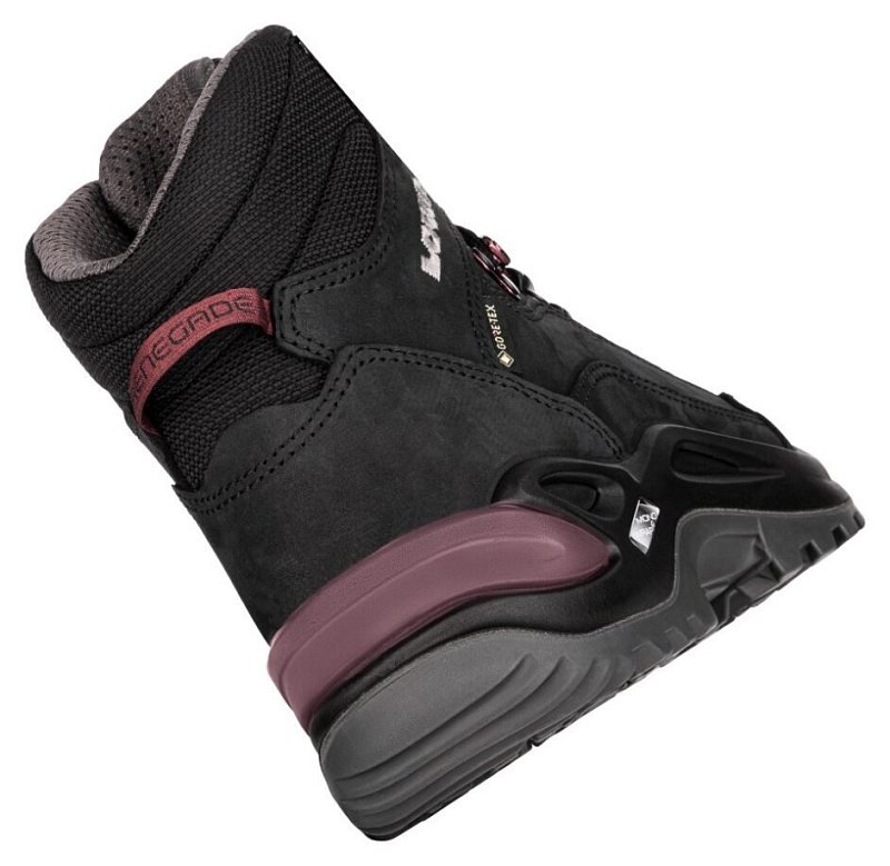 Dámské turistické boty LOWA RENEGADE GTX MID Ws black/prune UK 3,5