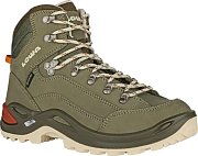 Dámské turistické boty LOWA RENEGADE GTX MID Ws grey green/panna UK 3,5