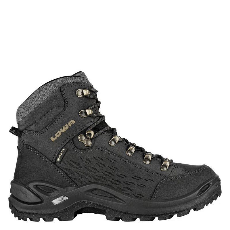 Dámské zimní boty LOWA RENEGADE WARM GTX MID Ws black/champagne UK 8,5