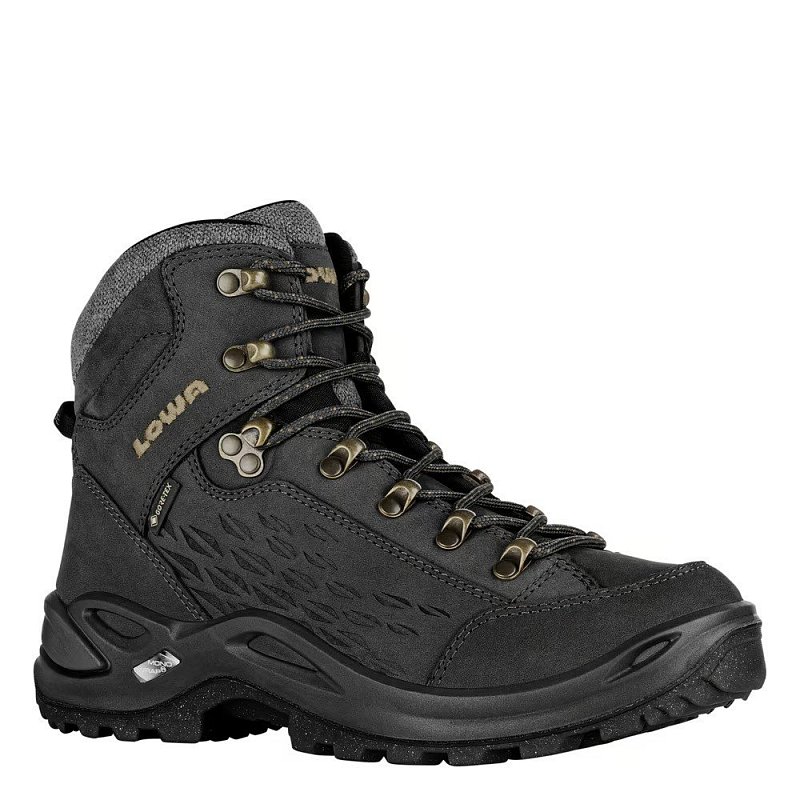 Dámské zimní boty LOWA RENEGADE WARM GTX MID Ws black/champagne UK 8,5