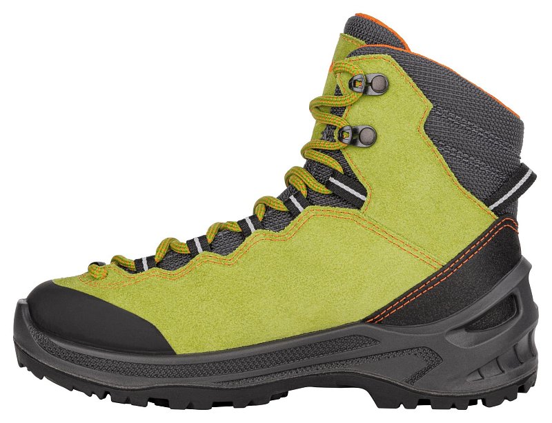 Dětské kotníkové boty LOWA CADIN GTX MID JR lime EU 31