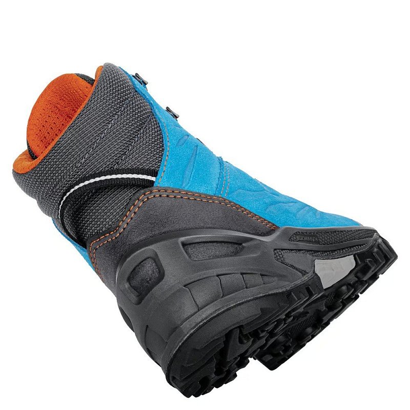 Dětské kotníkové boty LOWA CADIN GTX MID JR turqoise/flame EU 38