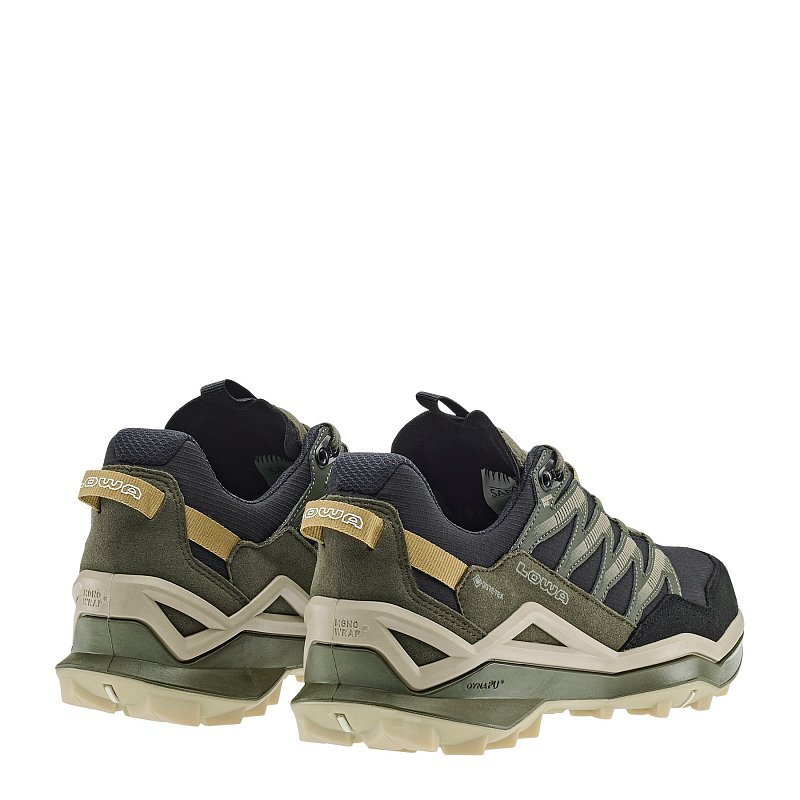 Lehké turistické polobotky LOWA MADDOX PRO GTX LO black/olive UK 7