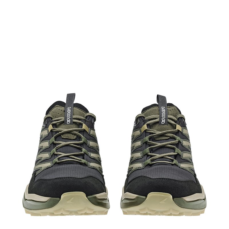 Lehké turistické polobotky LOWA MADDOX PRO GTX LO black/olive UK 8