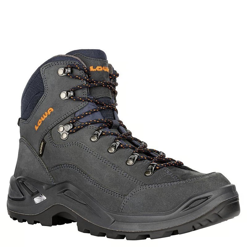 Pánské boty LOWA RENEGADE GTX MID navy/orange UK 9,5