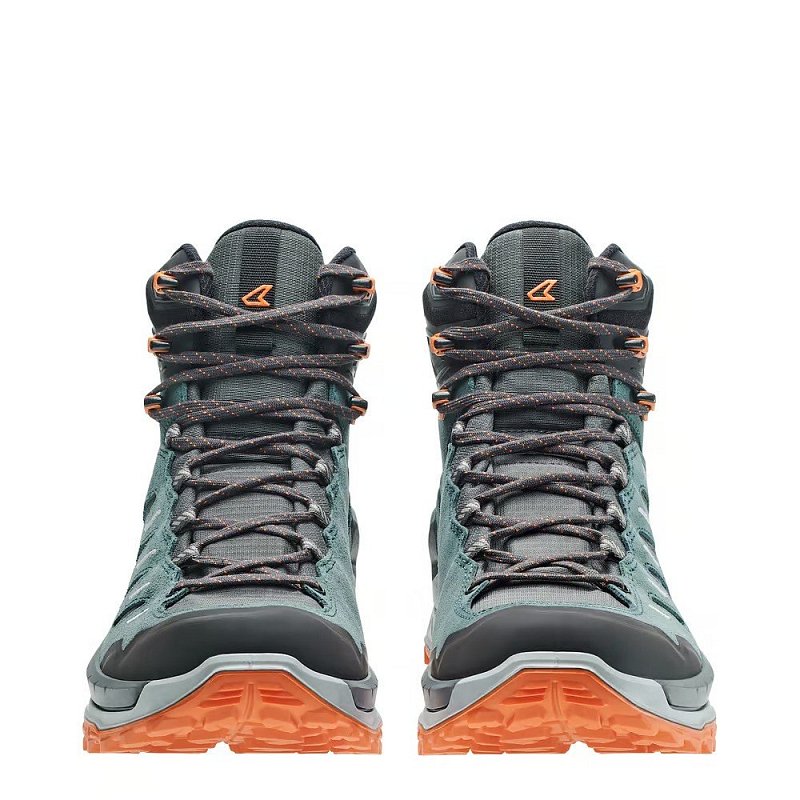 Turistické boty LOWA INNOVO GTX MID smoke green/flame UK 8