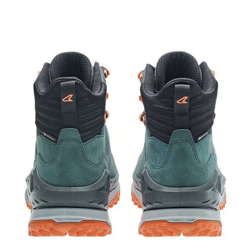 Turistické boty LOWA INNOVO GTX MID smoke green/flame UK 8