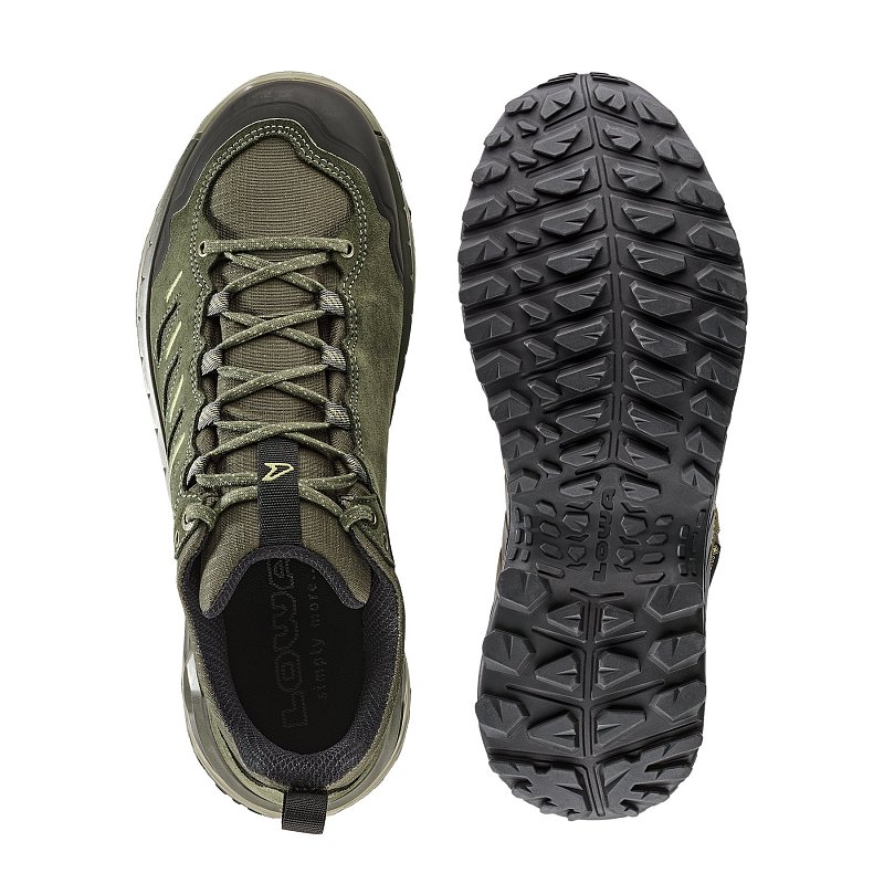 Turistické polobotky LOWA INNOVO GTX LO olive UK 9,5