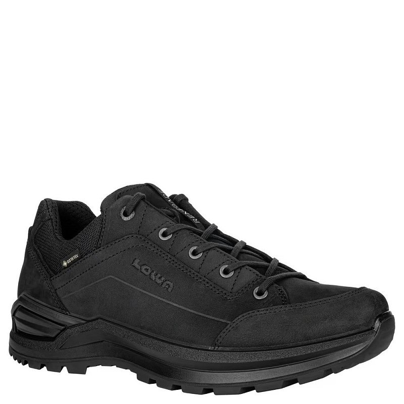 Turistické polobotky LOWA RENEGADE EVO GTX LO WIDE black/black UK 11