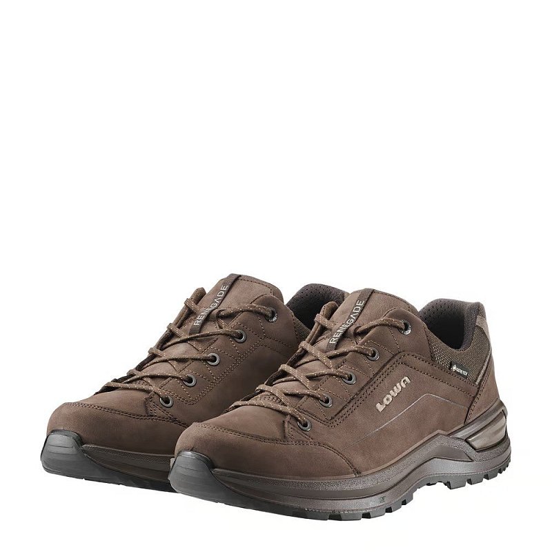 Turistické polobotky LOWA RENEGADE EVO GTX LO WIDE black/black UK 9,5